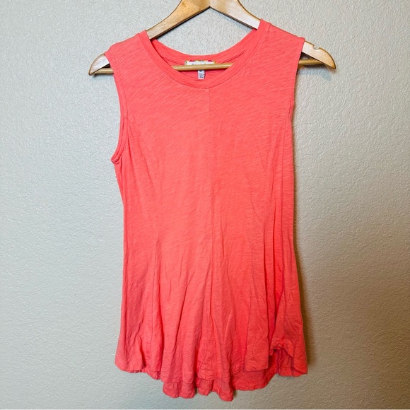 Anthropologie Women’s Eri + Ali Evie Peplum Tank Size  Medium - Picture 3 of 7